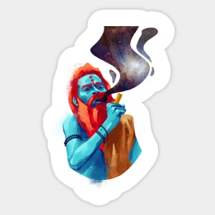 The Aghori sadhu Sticker